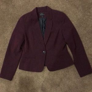 Large maroon/ burgundy Lined Worthington blazer